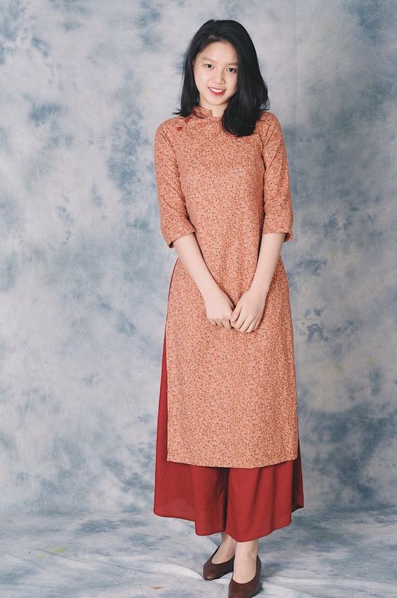 Bí quyết diện áo dài đón tết chuẩn theo dáng người Bi quyet dien ao dai don tet chuan theo dang nguoi