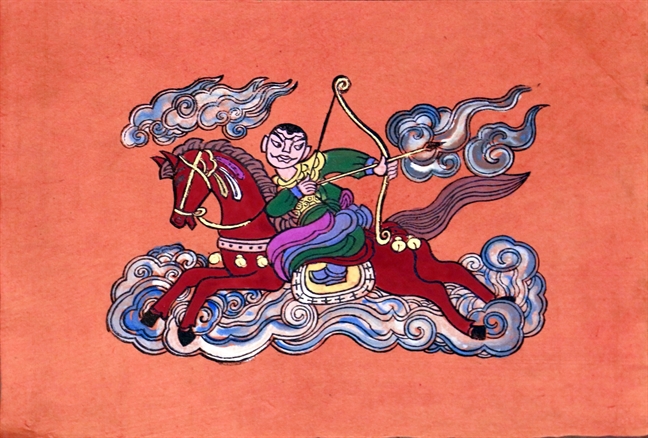 Làng tranh Kim Hoàng đã ‘hồi sinh’ Lang tranh Kim Hoang da ‘hoi sinh’