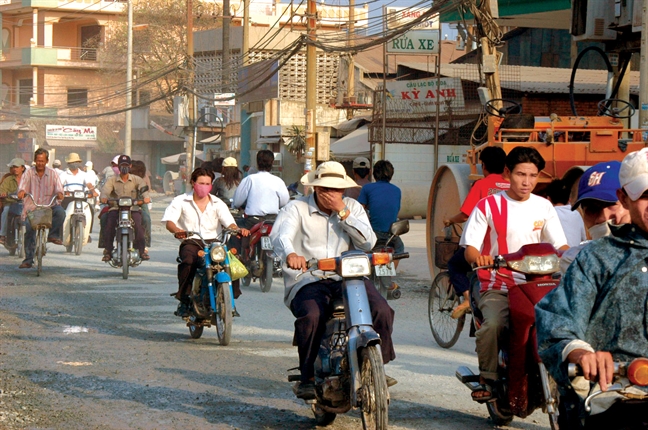 Khói bụi tăng dần sau tết Nguyên đán Khoi bui tang dan sau tet Nguyen dan