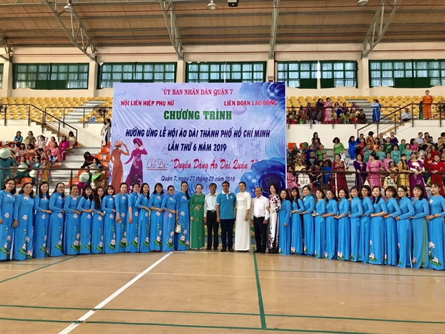 Duyên dáng áo dài quận 7 Duyen dang ao dai quan 7