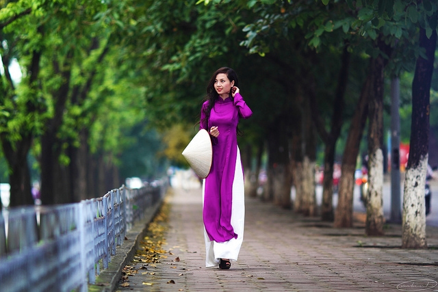 Hiến kế để áo dài 'phục sinh' trên đất Huế Hien ke de ao dai 'phuc sinh' tren dat Hue
