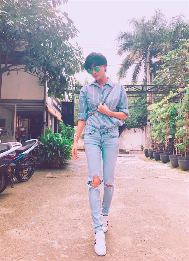 Thời trang đời thường của 'chị đại' Hai Phượng Thoi trang doi thuong cua 'chi dai' Hai Phuong