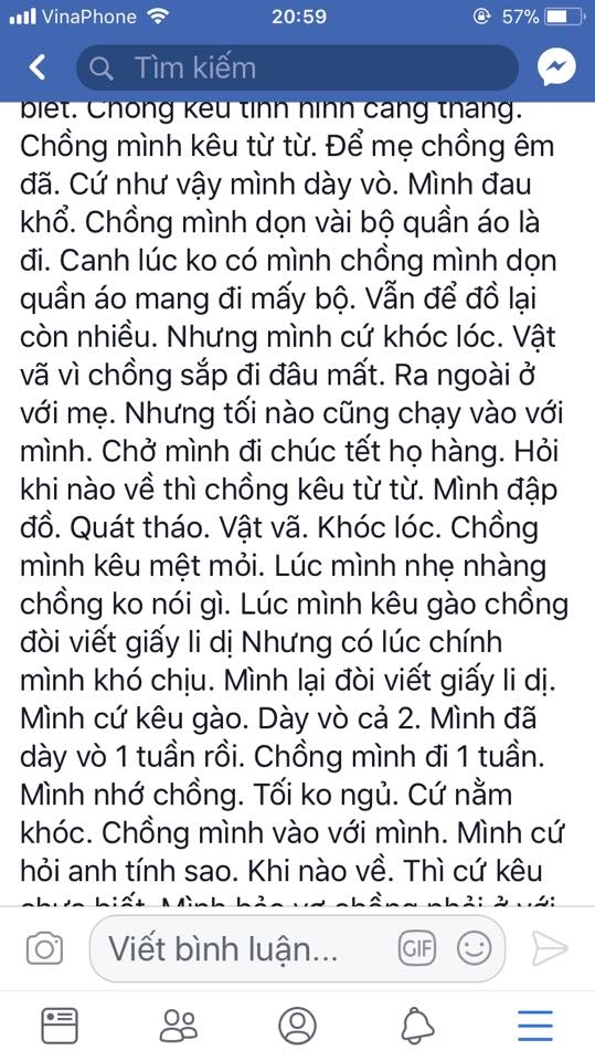 Chia sẻ bế tắc gia đình, người vợ trẻ bị cư dân mạng chỉ trích nặng nề Chia se be tac gia dinh, nguoi vo tre bi cu dan mang chi trich nang ne
