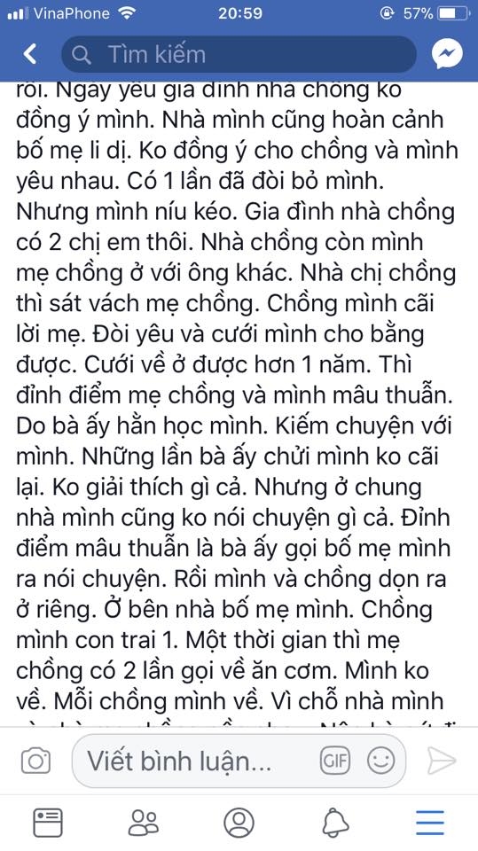 Chia sẻ bế tắc gia đình, người vợ trẻ bị cư dân mạng chỉ trích nặng nề Chia se be tac gia dinh, nguoi vo tre bi cu dan mang chi trich nang ne