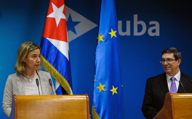 EU đứng về phía Cuba chống trừng phạt từ Mỹ EU dung ve phia Cuba chong trung phat tu My