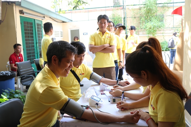 Hiến máu giúp bệnh nhân thalassemia Hien mau giup benh nhan thalassemia