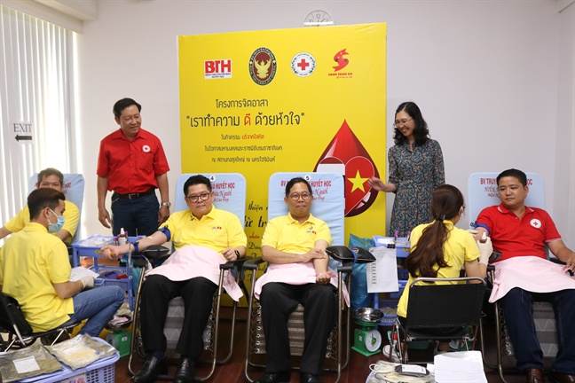 Hiến máu giúp bệnh nhân thalassemia Hien mau giup benh nhan thalassemia