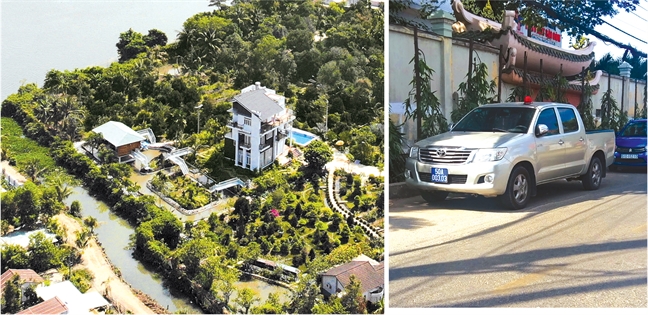 Điều tra tiêu cực ở Đội quản lý thị trường 12B - TP.HCM - Bài 1: Chiếc xe công vụ và biệt phủ ven sông Dieu tra tieu cuc o Doi quan ly thi truong 12B - TP.HCM - Bai 1: Chiec xe cong vu va biet phu ven song
