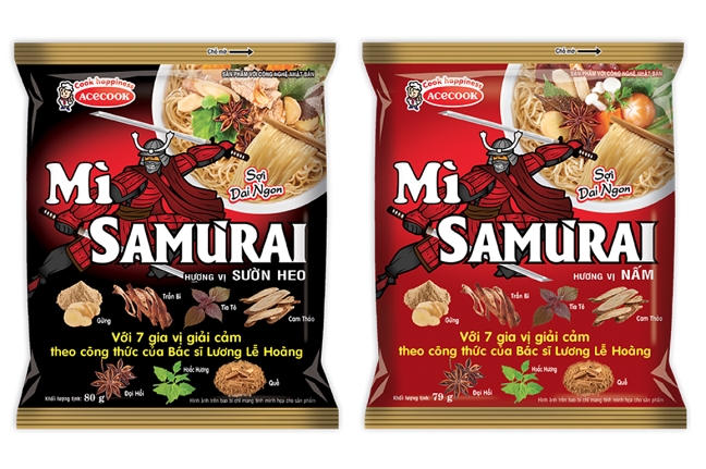 Mì Samưrai bước đột phá mới của Acecook Việt Nam Mi Samurai buoc dot pha moi cua Acecook Viet Nam