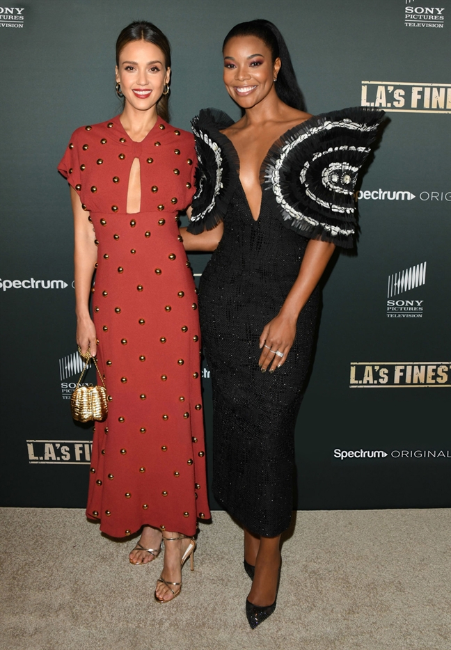 Nữ diễn viên nổi tiếng Hollywood Gabrielle Union ghi điểm với trang phục của Công Trí Nu dien vien noi tieng Hollywood Gabrielle Union ghi diem voi trang phuc cua Cong Tri