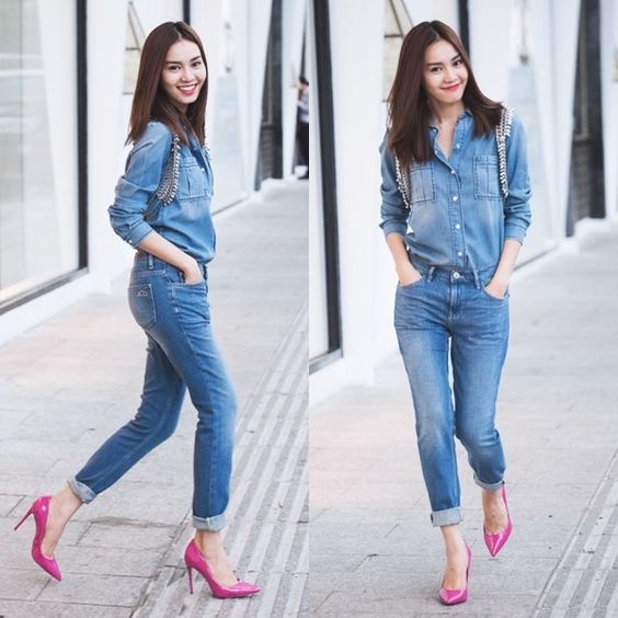 Ninh Dương Lan Ngọc: Mặc đơn sắc, ít họa tiết nhưng vẫn nổi bần bật Ninh Duong Lan Ngoc: Mac don sac, it hoa tiet nhung van noi ban bat