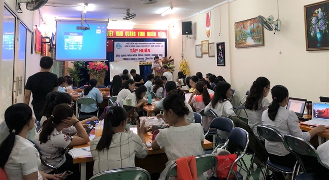 Tập huấn các ứng dụng Google cho cán bộ Hội Tap huan cac ung dung Google cho can bo Hoi