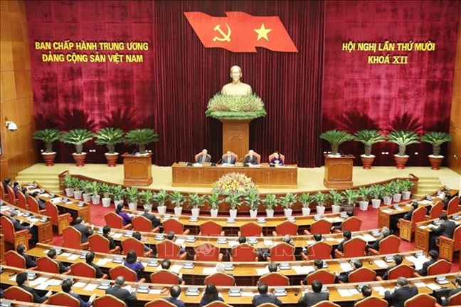 Tổng Bí thư, Chủ tịch nước Nguyễn Phú Trọng khai mạc Hội nghị Trung ương 10 Tong Bi thu, Chu tich nuoc Nguyen Phu Trong khai mac Hoi nghi Trung uong 10