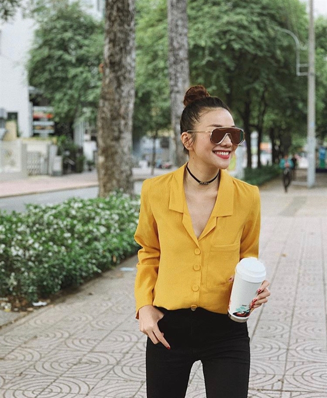 Thanh Hằng khoe gu thời trang ngày càng trẻ trung khó cưỡng Thanh Hang khoe gu thoi trang ngay cang tre trung kho cuong