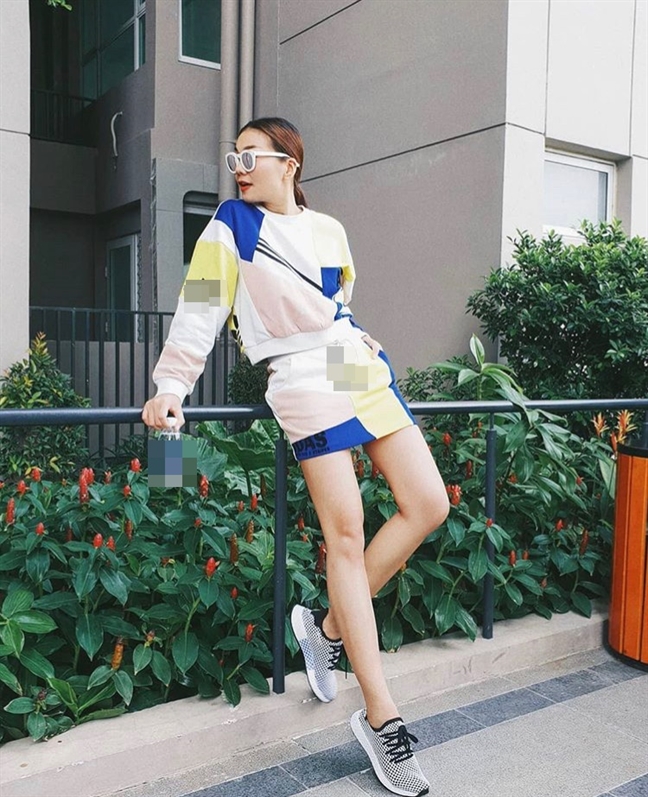 Thanh Hằng khoe gu thời trang ngày càng trẻ trung khó cưỡng Thanh Hang khoe gu thoi trang ngay cang tre trung kho cuong