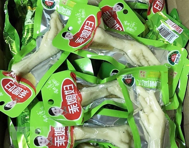 Đồ ăn vặt Trung Quốc nhập lậu dưới mác xách tay Do an vat Trung Quoc nhap lau duoi mac xach tay