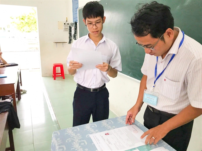 Ngày làm thủ tục dự thi: Không có nhiều sai sót Ngay lam thu tuc du thi: Khong co nhieu sai sot