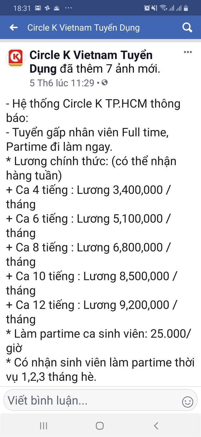 Mượn danh Circle K tuyển dụng, lừa tiền hàng loạt sinh viên Muon danh Circle K tuyen dung, lua tien hang loat sinh vien