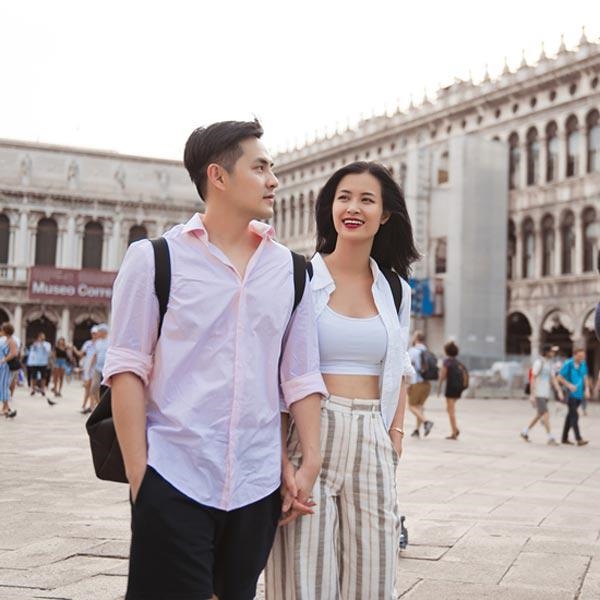 Ngắm thời trang đồng điệu của cặp đôi yêu nhau 10 năm giờ mới cầu hôn Đông Nhi - Ông Cao Thắng Ngam thoi trang dong dieu cua cap doi yeu nhau 10 nam gio moi cau hon Dong Nhi - Ong Cao Thang