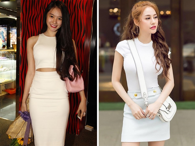 Những chiếc cằm dài ngoằng của sao Việt Nhung chiec cam dai ngoang cua sao Viet