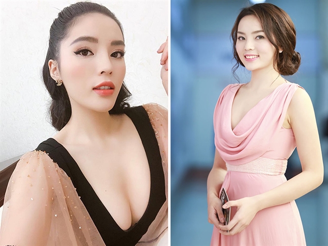 Những chiếc cằm dài ngoằng của sao Việt Nhung chiec cam dai ngoang cua sao Viet