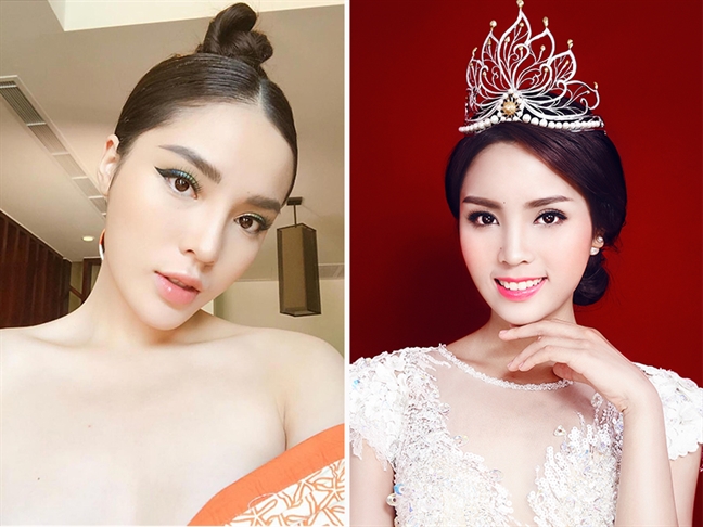 Những chiếc cằm dài ngoằng của sao Việt Nhung chiec cam dai ngoang cua sao Viet