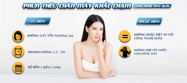 Xu hướng xăm chân mày không đau, có thể diện ra ngoài ngay sau 10 phút Xu huong xam chan may khong dau, co the dien ra ngoai ngay sau 10 phut