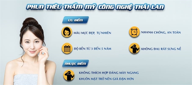 Xu hướng xăm chân mày không đau, có thể diện ra ngoài ngay sau 10 phút Xu huong xam chan may khong dau, co the dien ra ngoai ngay sau 10 phut