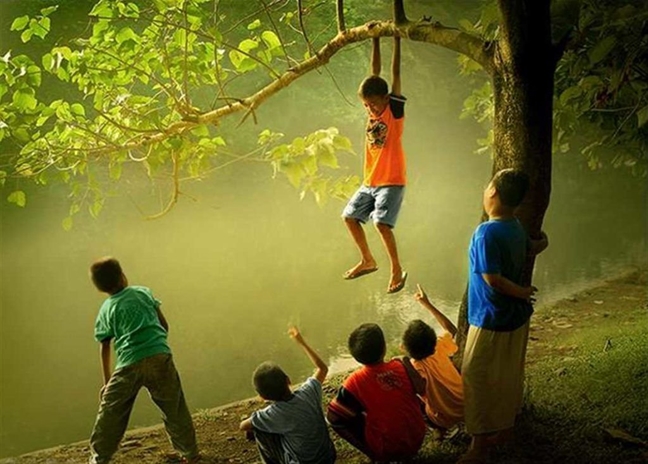 Cả mùa hè bà canh cháu té ao, phút chót cháu lại bị chó cắn Ca mua he ba canh chau te ao, phut chot chau lai bi cho can