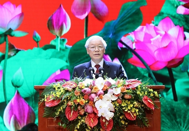 Di chúc của Chủ tịch Hồ Chí Minh mãi là ngọn cờ quy tụ sức mạnh toàn dân tộc Di chuc cua Chu tich Ho Chi Minh mai la ngon co quy tu suc manh toan dan toc