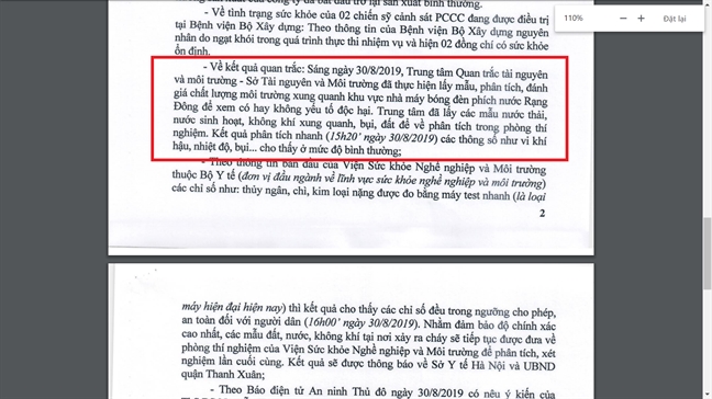Quận Thanh Xuân vẫn giữ quan điểm về chỉ số an toàn sau vụ cháy Rạng Đông Quan Thanh Xuan van giu quan diem ve chi so an toan sau vu chay Rang Dong
