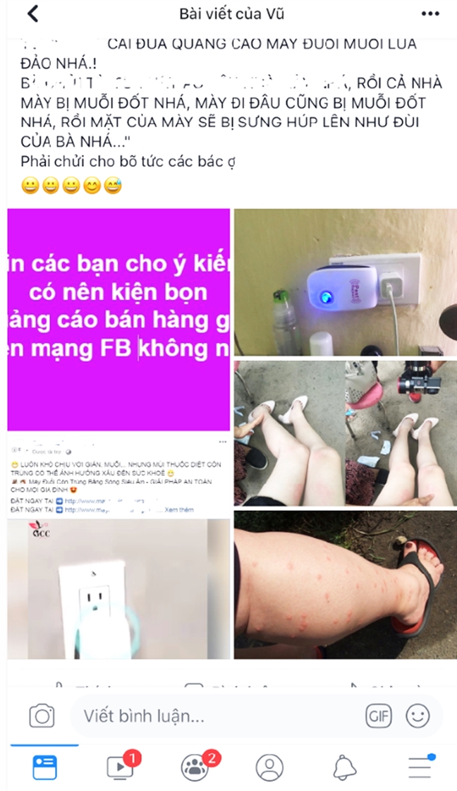 Chóng mặt, nhức đầu sau một đêm đuổi muỗi bằng điện thoại Chóng mạt, nhúc dàu sau mọt dem duỏi muõi bàng diẹn thoại