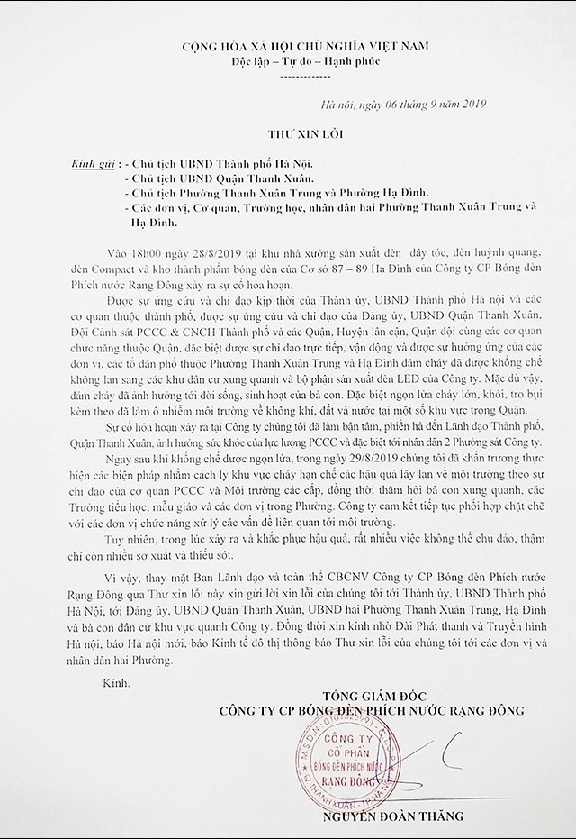 Rạng Đông xin lỗi rồi… sao nữa? Rang Dong xin loi roi… sao nua?