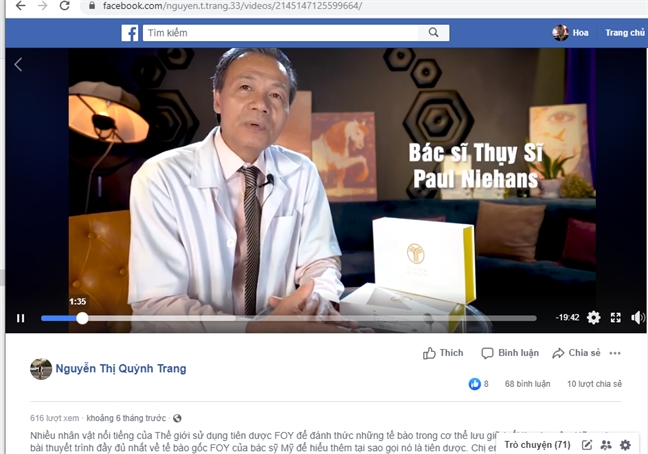 Viên uống trắng da mang cả Giáo hoàng, vĩ nhân... ra quảng cáo Vien uong trang da mang ca Giao hoang, vi nhan... ra quang cao