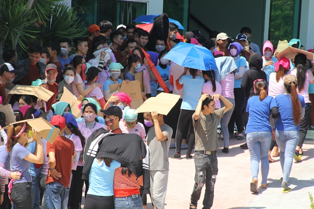 Giòi bò lúc nhúc trong suất ăn, 7.000 công nhân ở Quảng Nam dừng ăn, ngưng việc Gioi bo luc nhuc trong suat an, 7.000 cong nhan o Quang Nam dung an, ngung viec