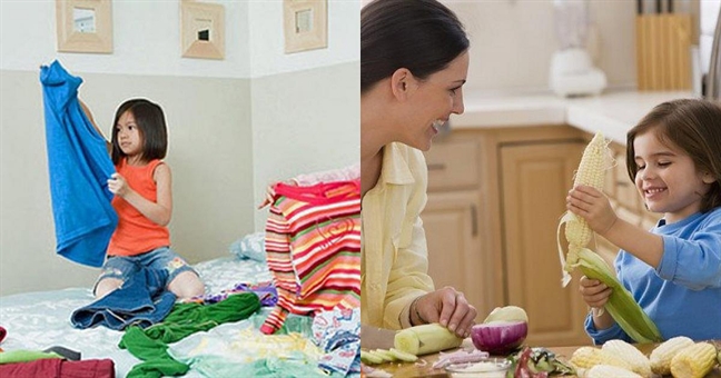 Dùng tiền dạy con việc nhà, vợ chồng xung đột Dung tien day con viec nha, vo chong xung dot