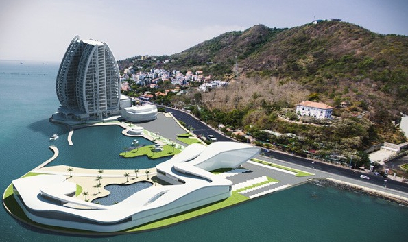 UBND tỉnh Bà Rịa - Vũng Tàu chỉ đạo khẩn vụ lấn biển làm thủy cung UBND tinh Ba Ria - Vung Tau chi dao khan vu lan bien lam thuy cung