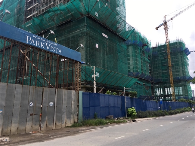 Chủ đầu tư dự án Park Vista nợ thuế hàng trăm tỷ đồng Chu dau tu du an Park Vista no thue hang tram ty dong