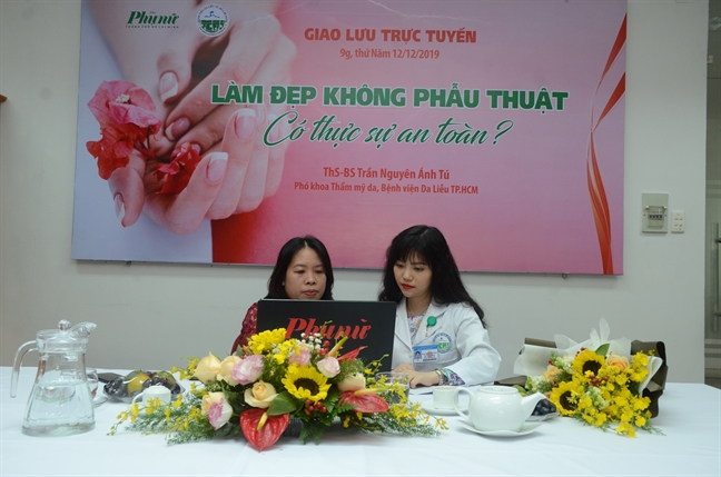 Giao luu truc tuyen: Lam dep khong phau thuat co thuc su an toan?