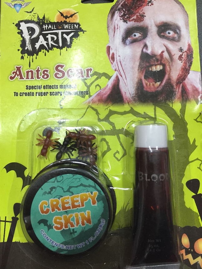 Chớ đùa với mỹ phẩm hóa trang Halloween Cho dua voi my pham hoa trang Halloween