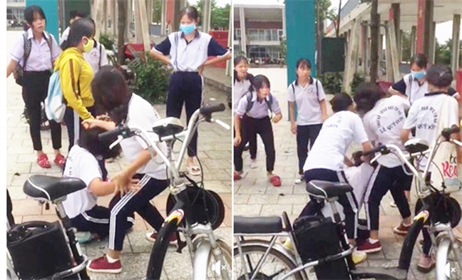 Học sinh dùng bạo lực giải quyết mâu thuẫn: Người lớn bó tay? Hoc sinh dung bao luc giai quyet mau thuan: Nguoi lon bo tay?