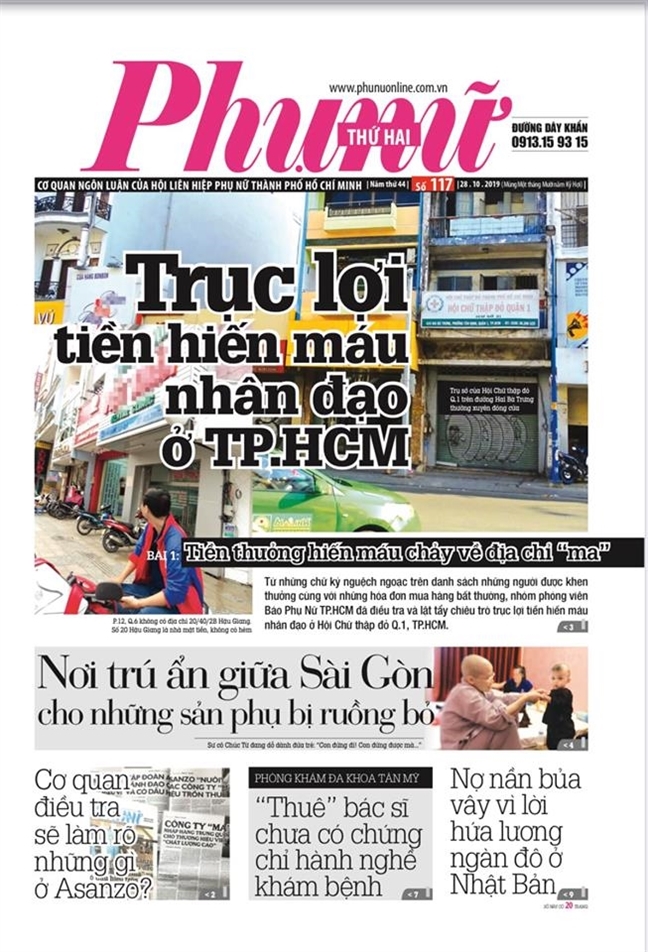 TP.HCM lập đoàn xác minh vụ trục lợi tiền hiến máu nhân đạo TP.HCM lap doan xac minh vu truc loi tien hien mau nhan dao