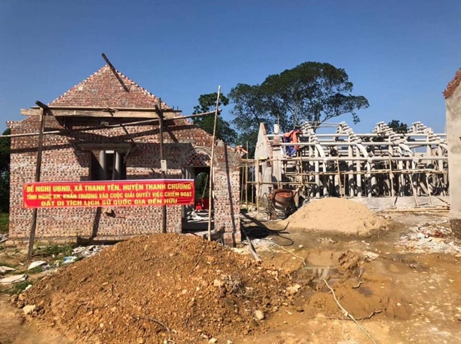 Vụ việc Linh Sâm tự không phép, lấn chiếm đất Đền Hữu: Xâm phạm di tích và vi phạm Luật Di sản văn hóa Vu viec Linh Sam tu khong phep, lan chiem dat Den Huu: Xam pham di tich va vi pham Luat Di san van hoa