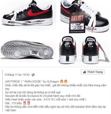 Đôi giày 4,5 triệu ở Hàn Quốc về Việt Nam hét giá 200 triệu đồng Doi giay 4,5 trieu o Han Quoc ve Viet Nam het gia 200 trieu dong