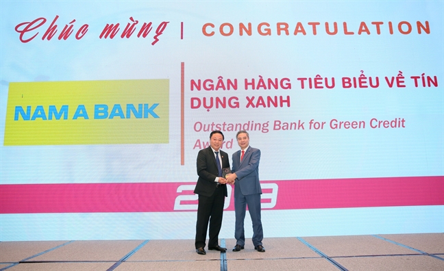Nam A Bank nhận giải thưởng ‘Ngân hàng tiêu biểu về tín dụng xanh’ năm 2019 Nam A Bank nhan giai thuong ‘Ngan hang tieu bieu ve tin dung xanh’ nam 2019