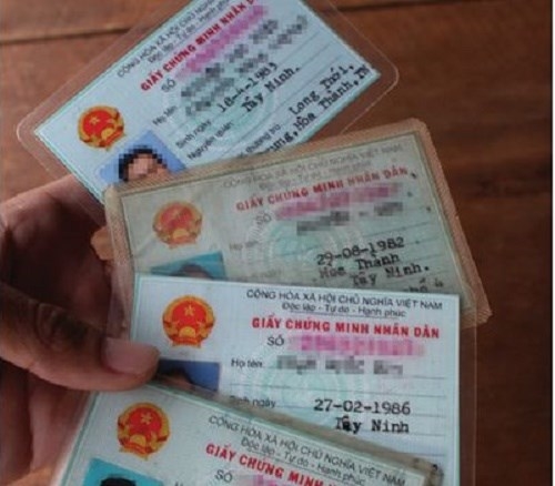 Từ tháng 12 sẽ thu, huỷ chứng minh nhân dân hỏng, bong tróc Tu thang 12 se thu, huy chung minh nhan dan hong, bong troc