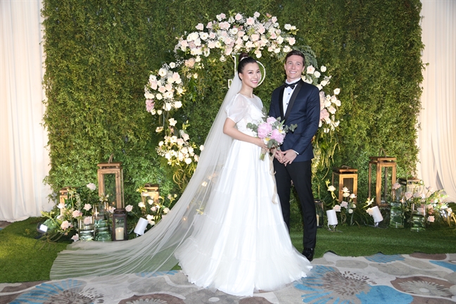 Toàn cảnh đám cưới Hoàng Oanh Toan canh dam cuoi Hoang Oanh