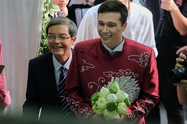 Toàn cảnh đám cưới Hoàng Oanh Toan canh dam cuoi Hoang Oanh