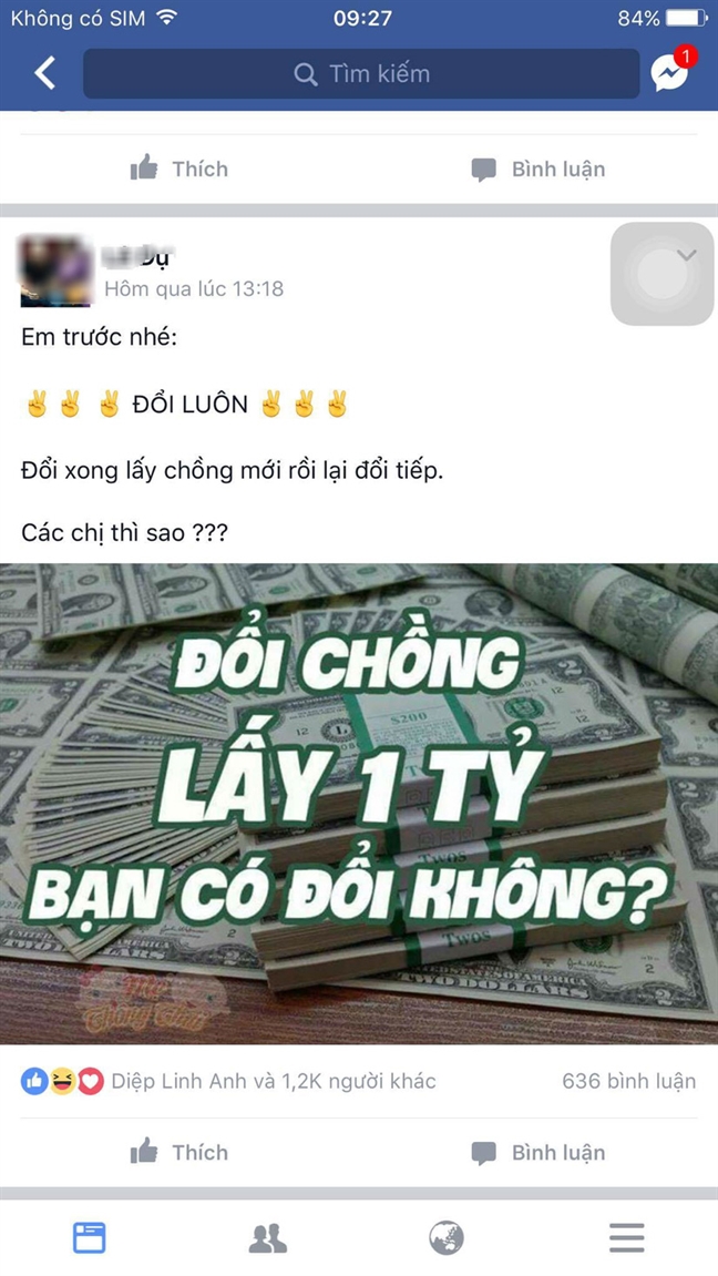 Chồng thành món đồ bỏ, thì bán lại cho người thứ 3 Chong thanh mon do bo, thi ban lai cho nguoi thu 3