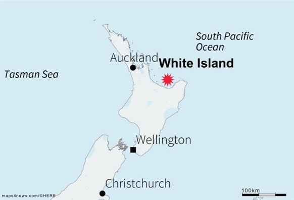 Núi lửa bất ngờ phun trào ở New Zealand làm 1 người thiệt mạng, nhiều người mất tích Nui lua bat ngo phun trao o New Zealand lam 1 nguoi thiet mang, nhieu nguoi mat tich
